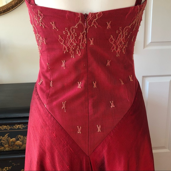 French Silk Formal Dress - Picture 4 of 9